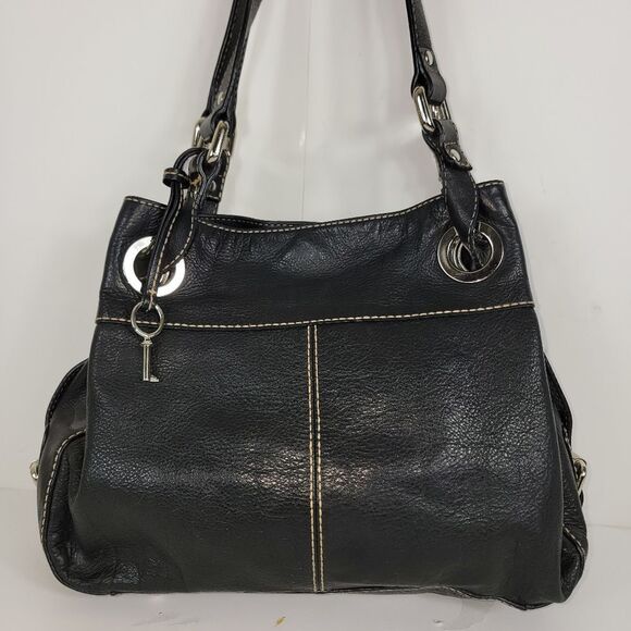 Fossil Black Leather Women's Shoulder Bag - Picture 5 of 12